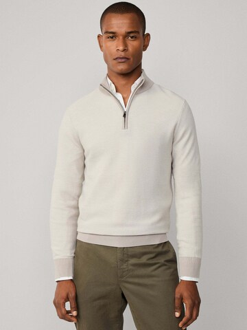 Hackett London Pullover in Weiß: Vorderseite