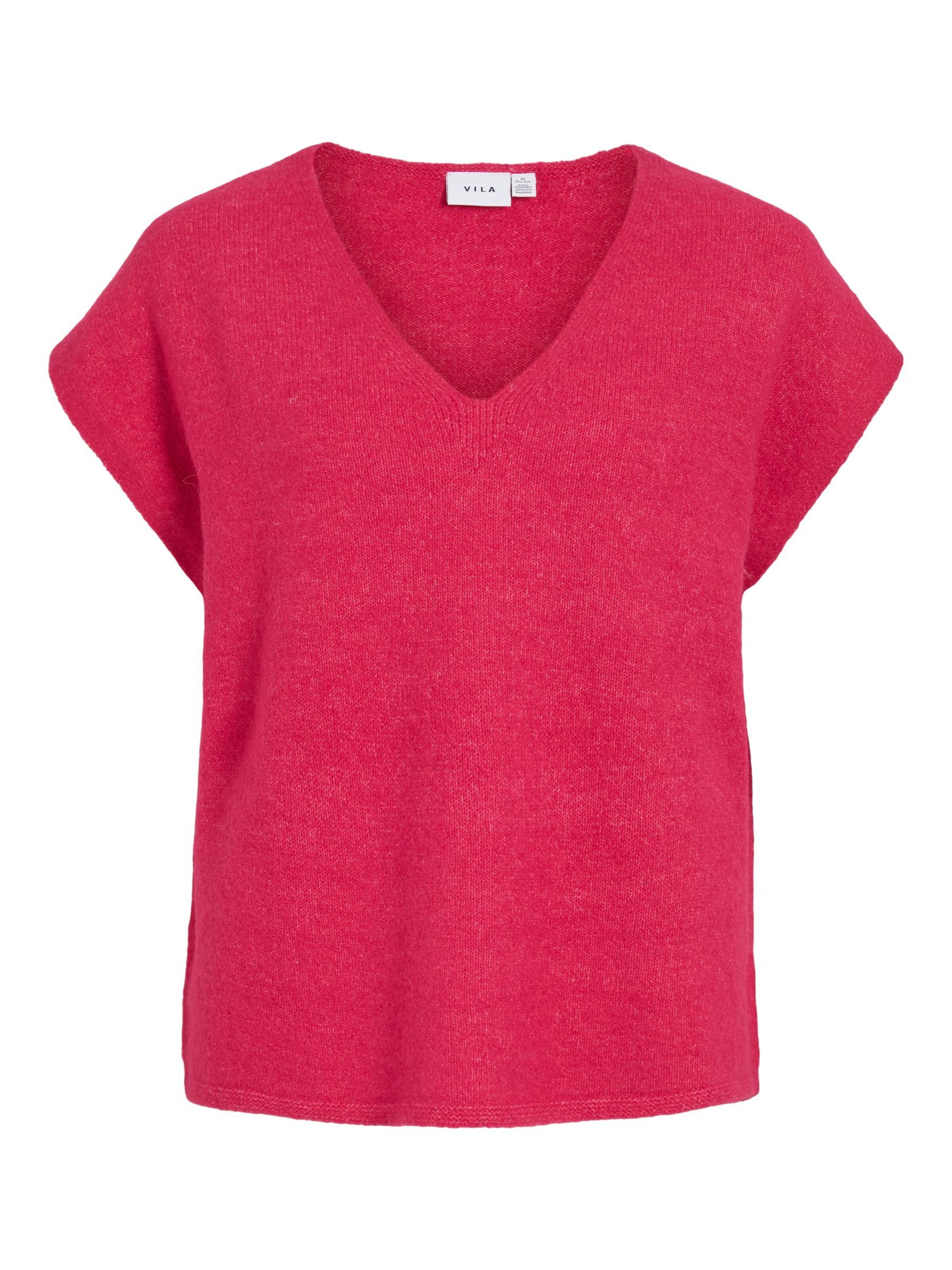 VILA Sweater in Pink: front