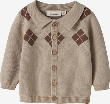 Cardigan Lil'Atelier en beige : devant