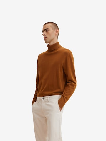 TOM TAILOR Pullover in Braun