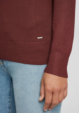 Oxmo Rollkragenpullover 'Wina' in Braun