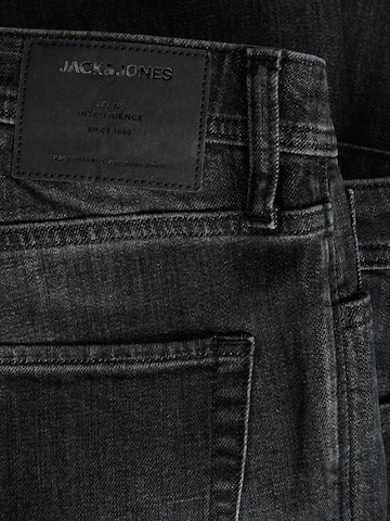 JACK & JONES Slimfit Jeans 'Tim' in Zwart