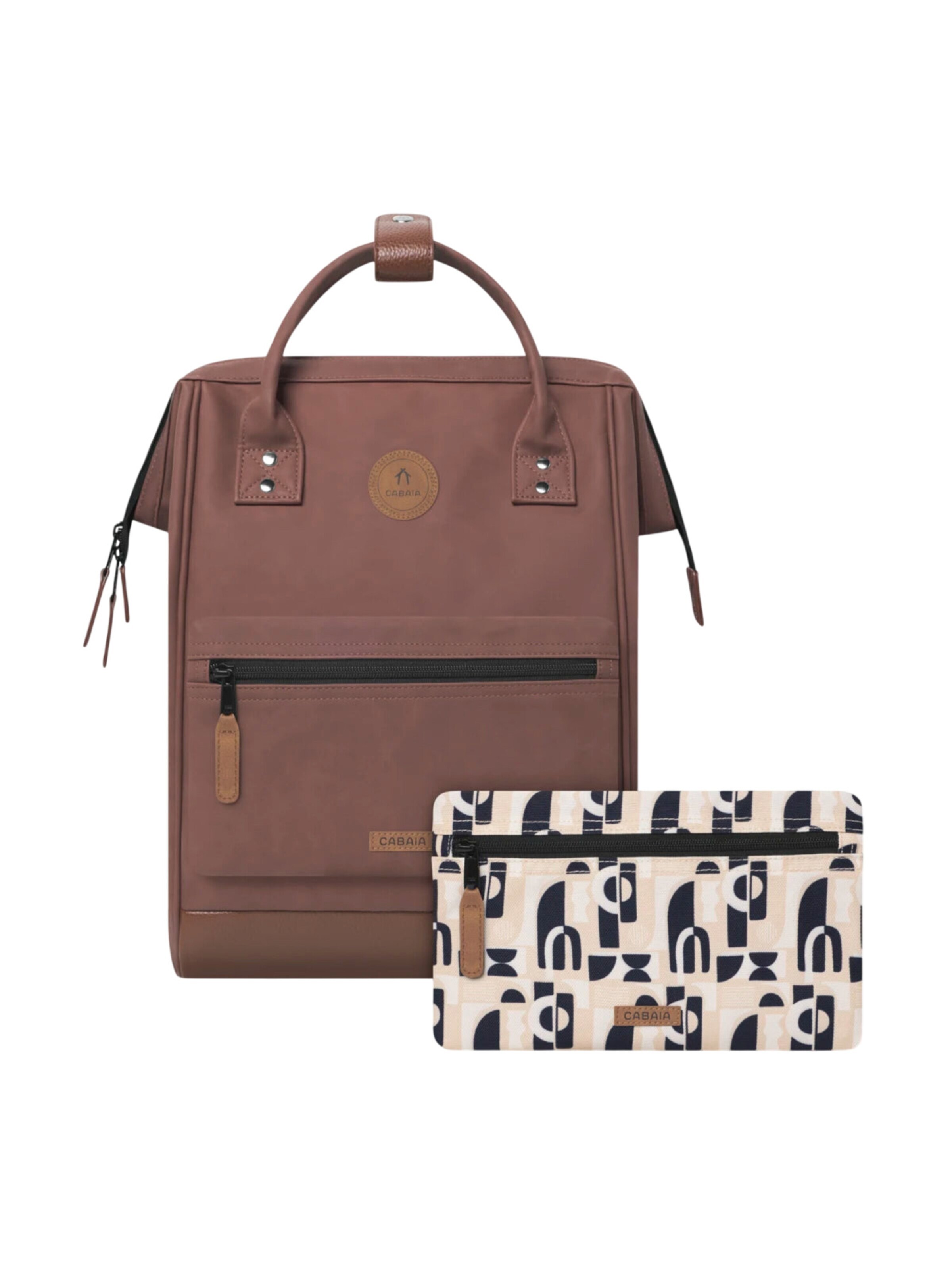 Cabaia Rucksack 'Carcassonne M'‌‌ in Braun: Vorderseite