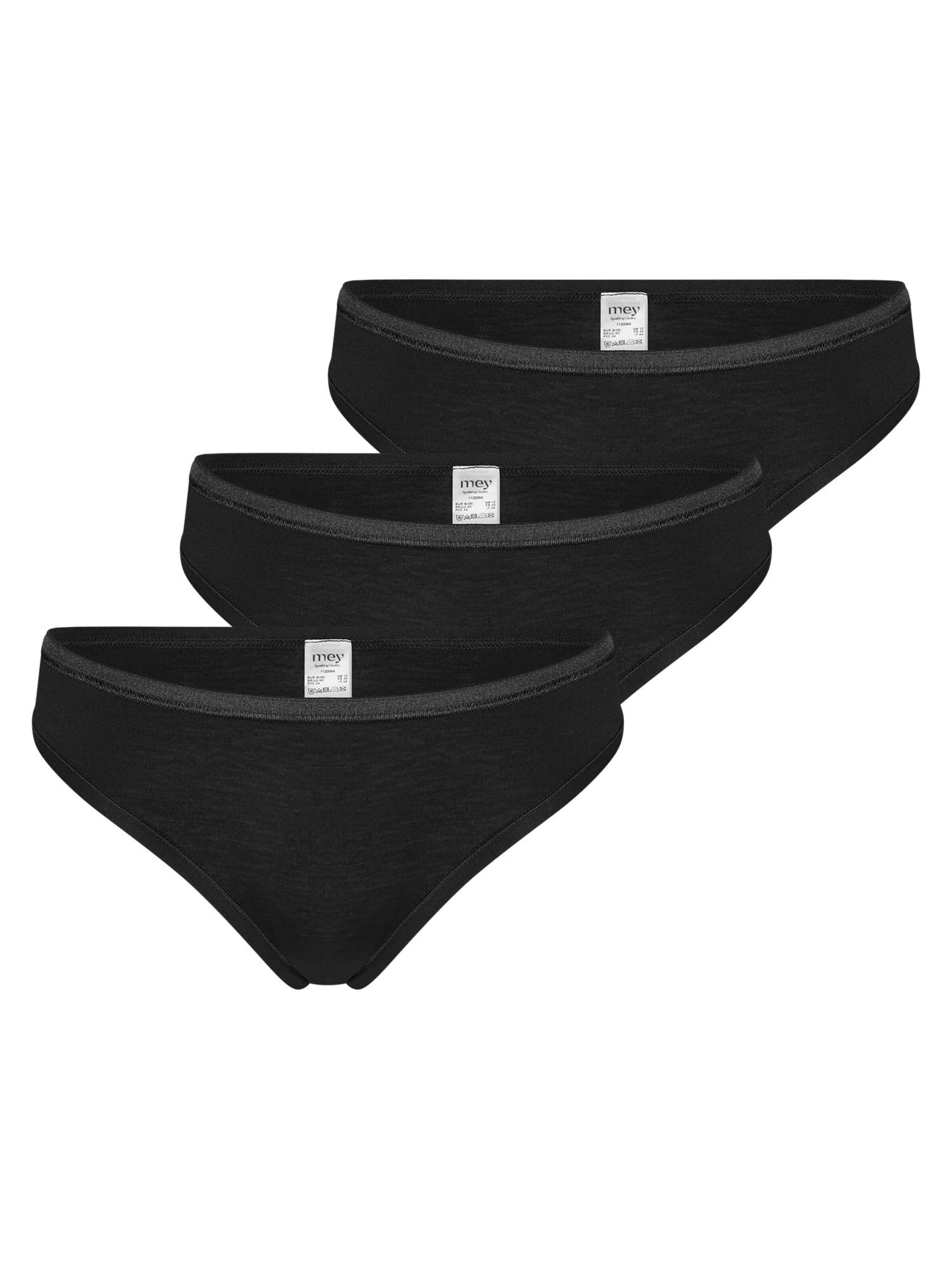 Mey String 'Modal Pure'‌ in Schwarz: Vorderseite