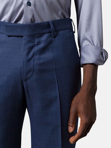 Baldessarini Regular Pleated Pants 'Massa' in Blue
