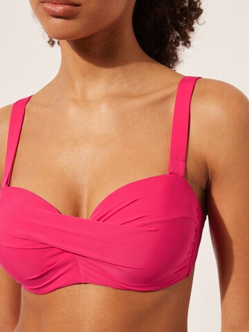 CALZEDONIA Bandeau Bikinitop in Pink