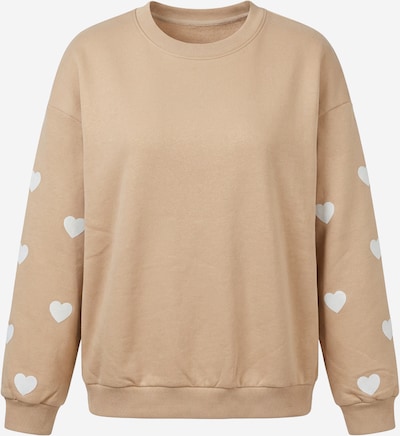 Megztinis be užsegimo 'Clara' iš studioselect, spalva – smėlio spalva / balta, Prekių apžvalga