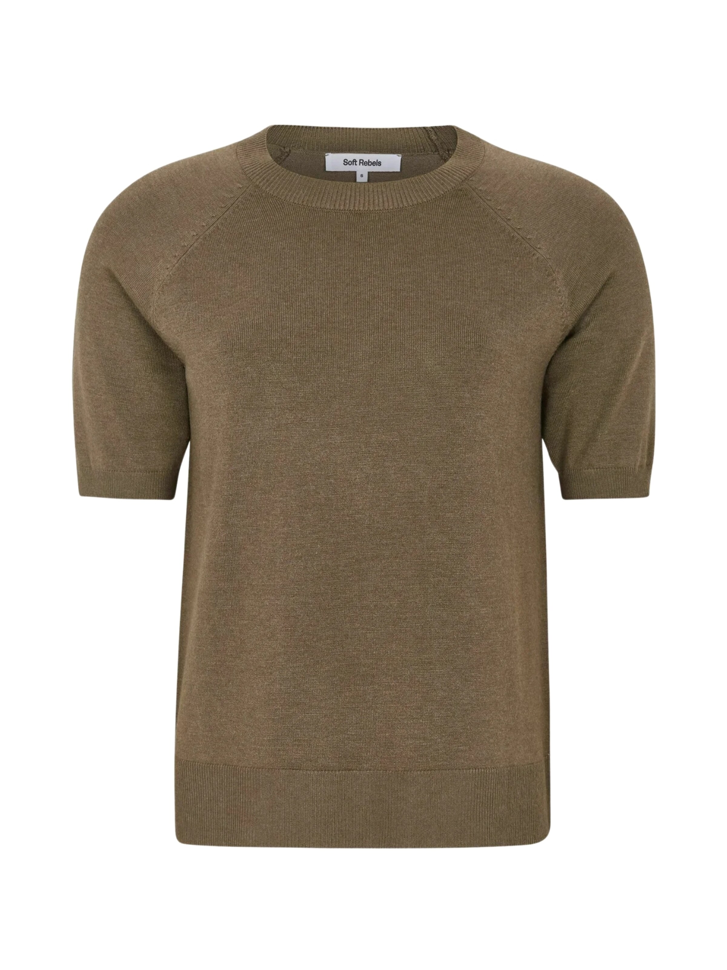 Soft Rebels T-shirt ' SRMarla ' in Braun: Vorderseite