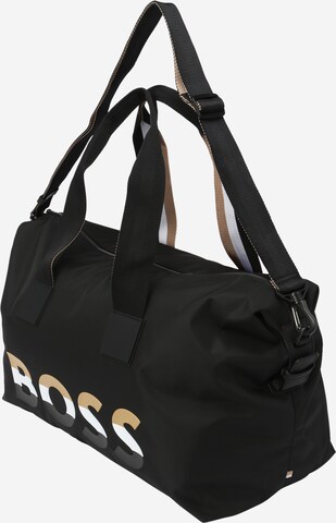 BOSS Black - Weekend bag 'Catch 2.0' em preto: frente