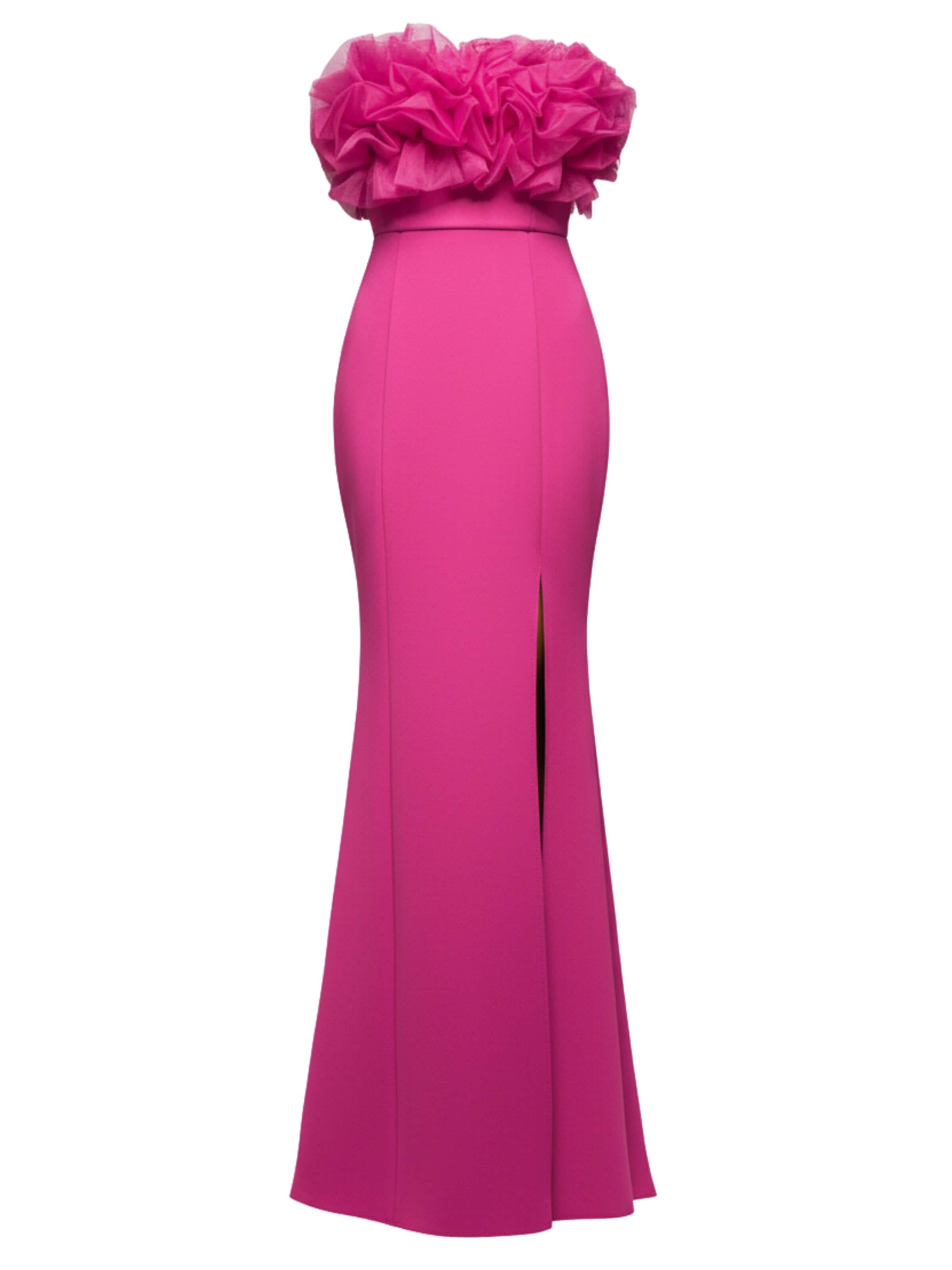 Ombre Abendkleid in 34 in fuchsia, Produktansicht