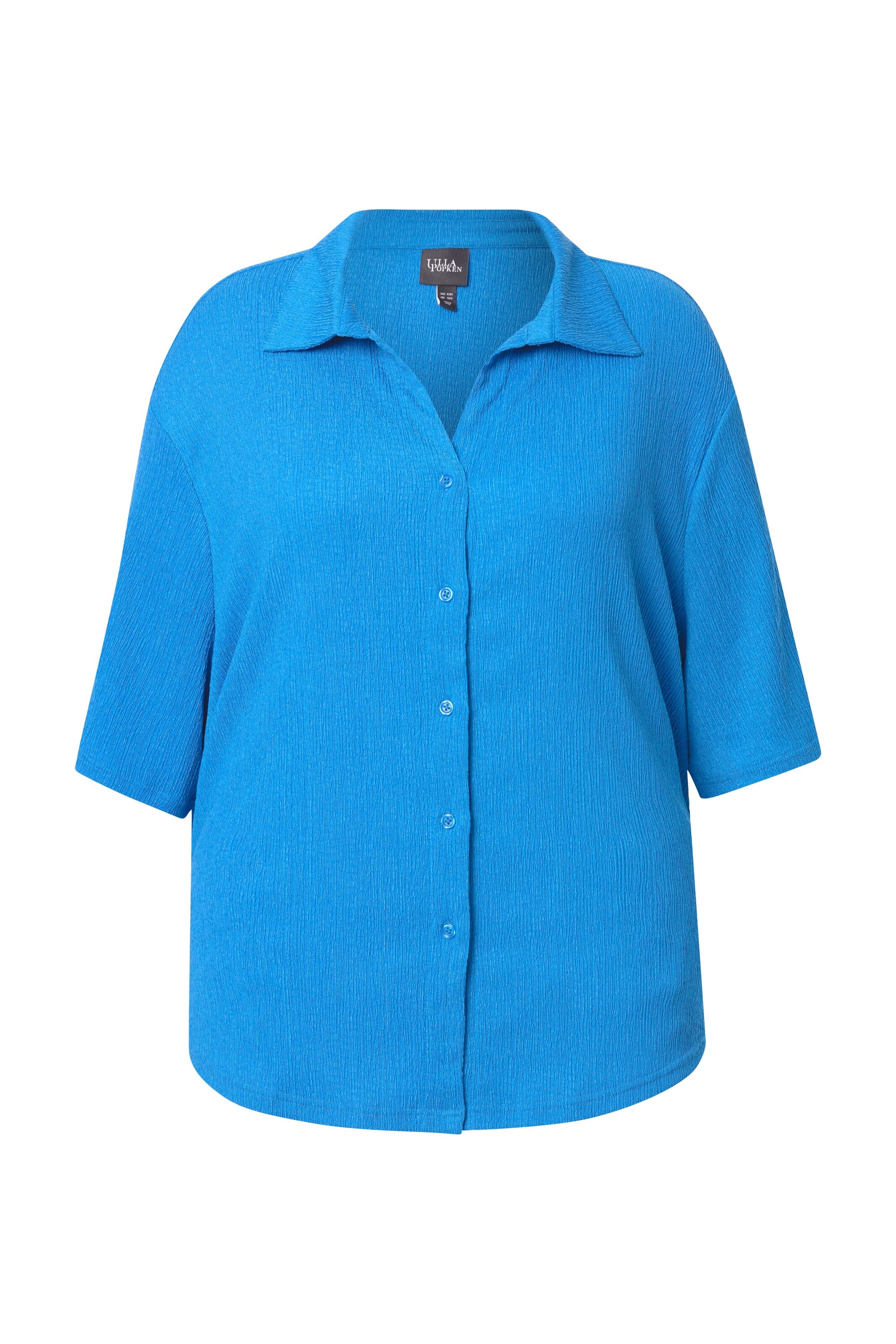 Ulla Popken Blouse in Blauw: voorkant