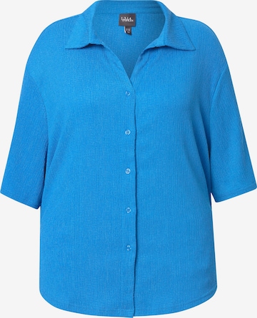 Ulla Popken Blouse in Blue: front