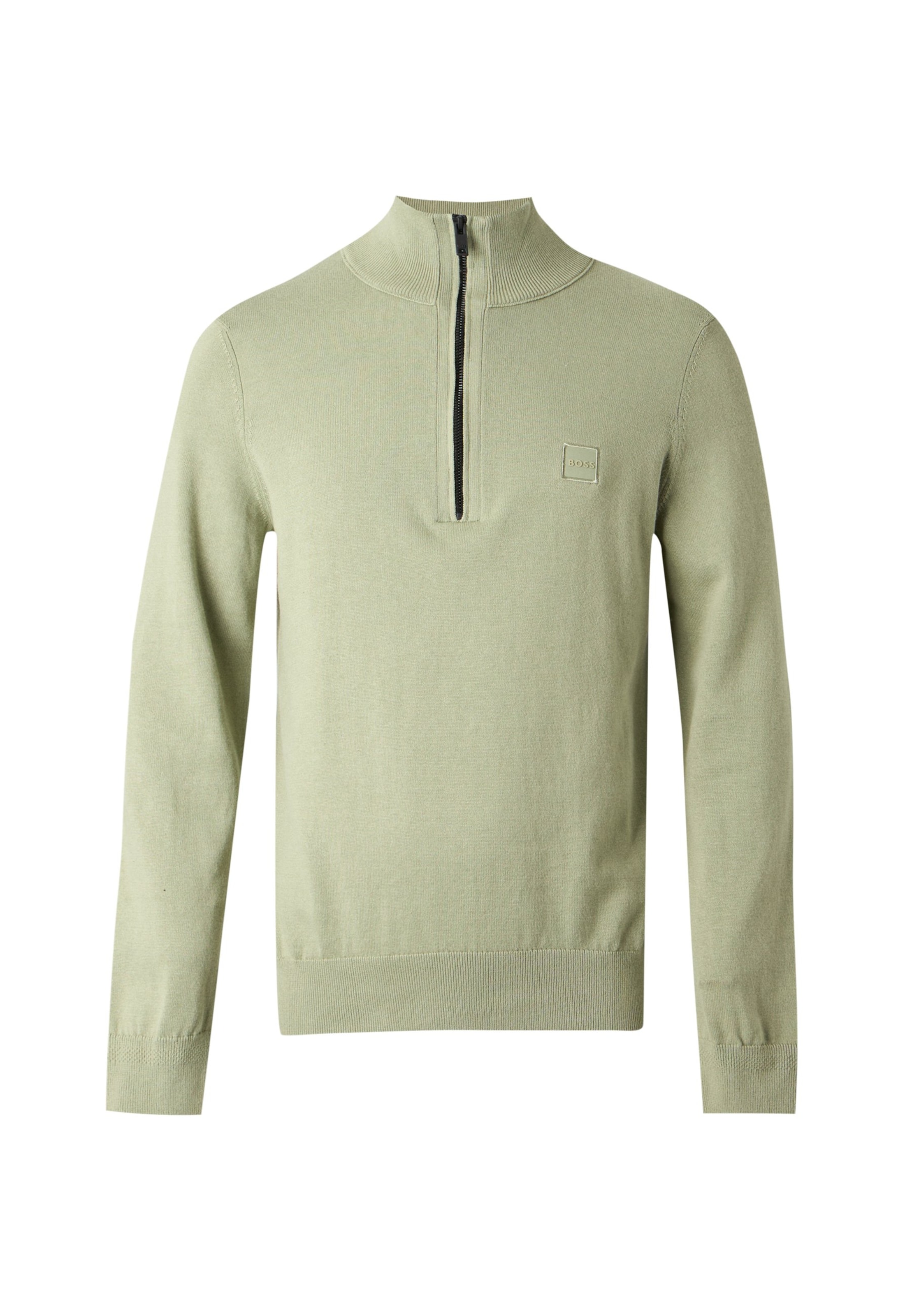 Pullover 'Kanobix' di BOSS in verde: frontale