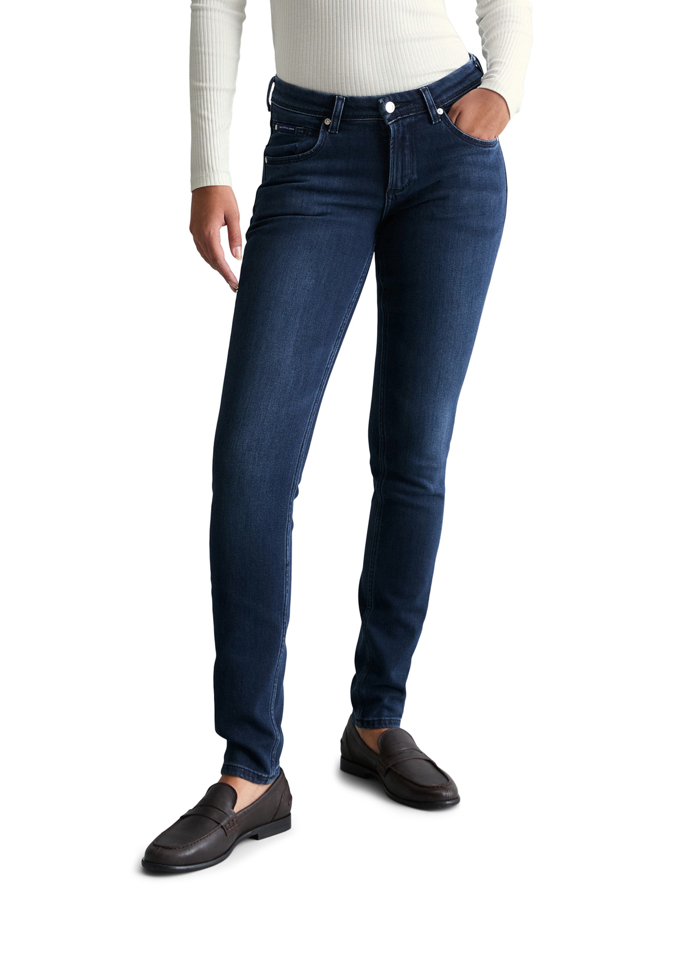 Marc O'Polo DENIM Slim fit Jeans 'Alva' in Blue: front