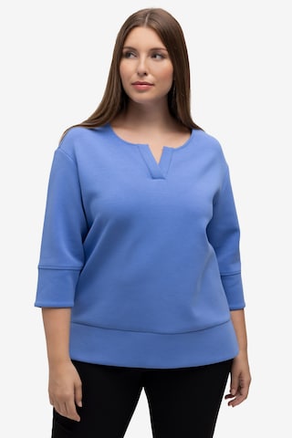 Ulla Popken Sweatshirt in Blau: predná strana