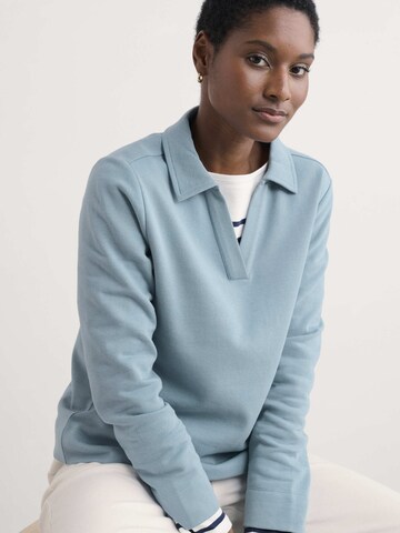 Seasalt Cornwall Sweatshirt 'Clear Wing' in Blau: Vorderseite