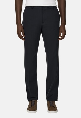 Regular Pantalon chino 'Performance' Boggi Milano en bleu : devant
