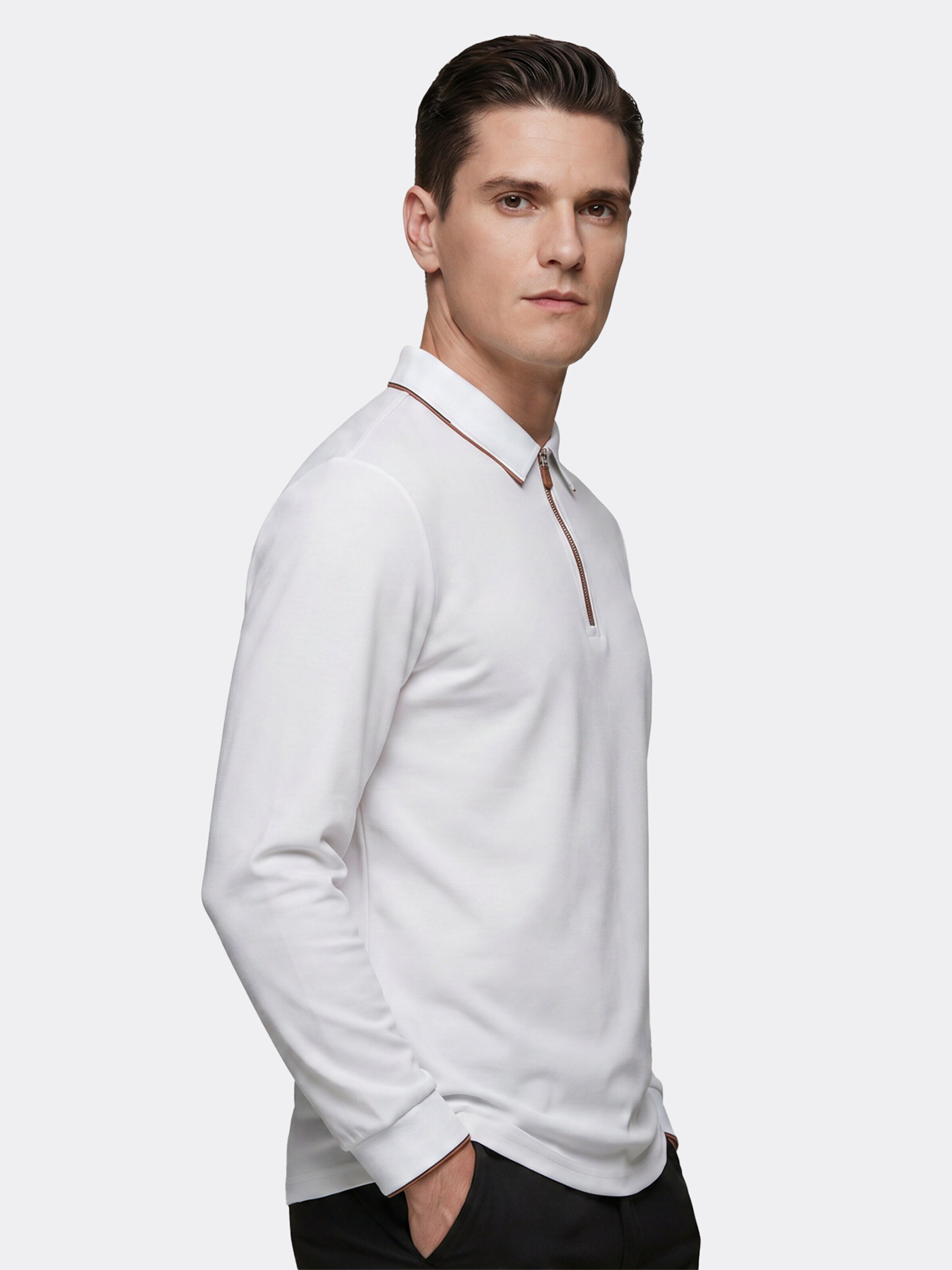 ALLTHEMEN Shirt 'Leichtigkeit' in White