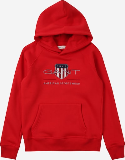GANT Sweatshirt in Navy / Silver grey / Red / White, Item view
