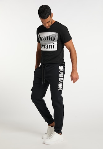 BRUNO BANANI Tapered Cargobroek 'Ward' in Zwart