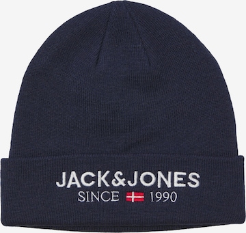 JACK & JONES Čepice 'ARCHIE' – modrá: přední strana