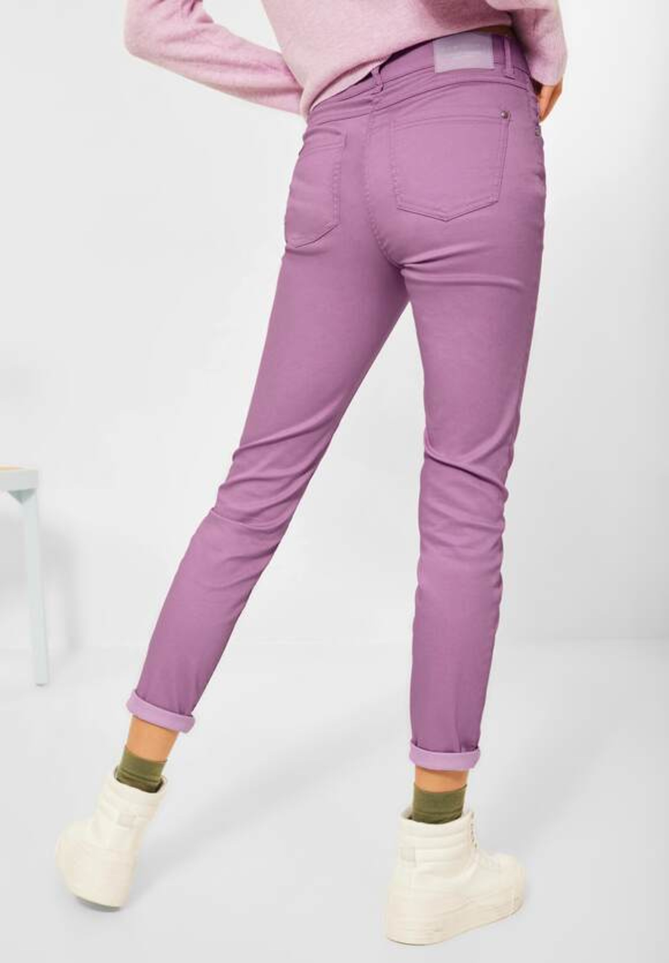 Frauen Große Größen CECIL Hose in Helllila - RO86765 Frauen Große Größen CECIL Hose in Helllila - RO86765