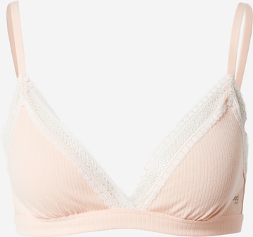 Reggiseno 'GO Ribbed' di SLOGGI in rosa: frontale