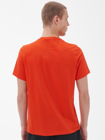 Barbour International T-Shirt in Orange