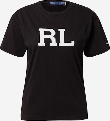 Polo Ralph Lauren T-shirt 'PRIDE' i svart: framsida