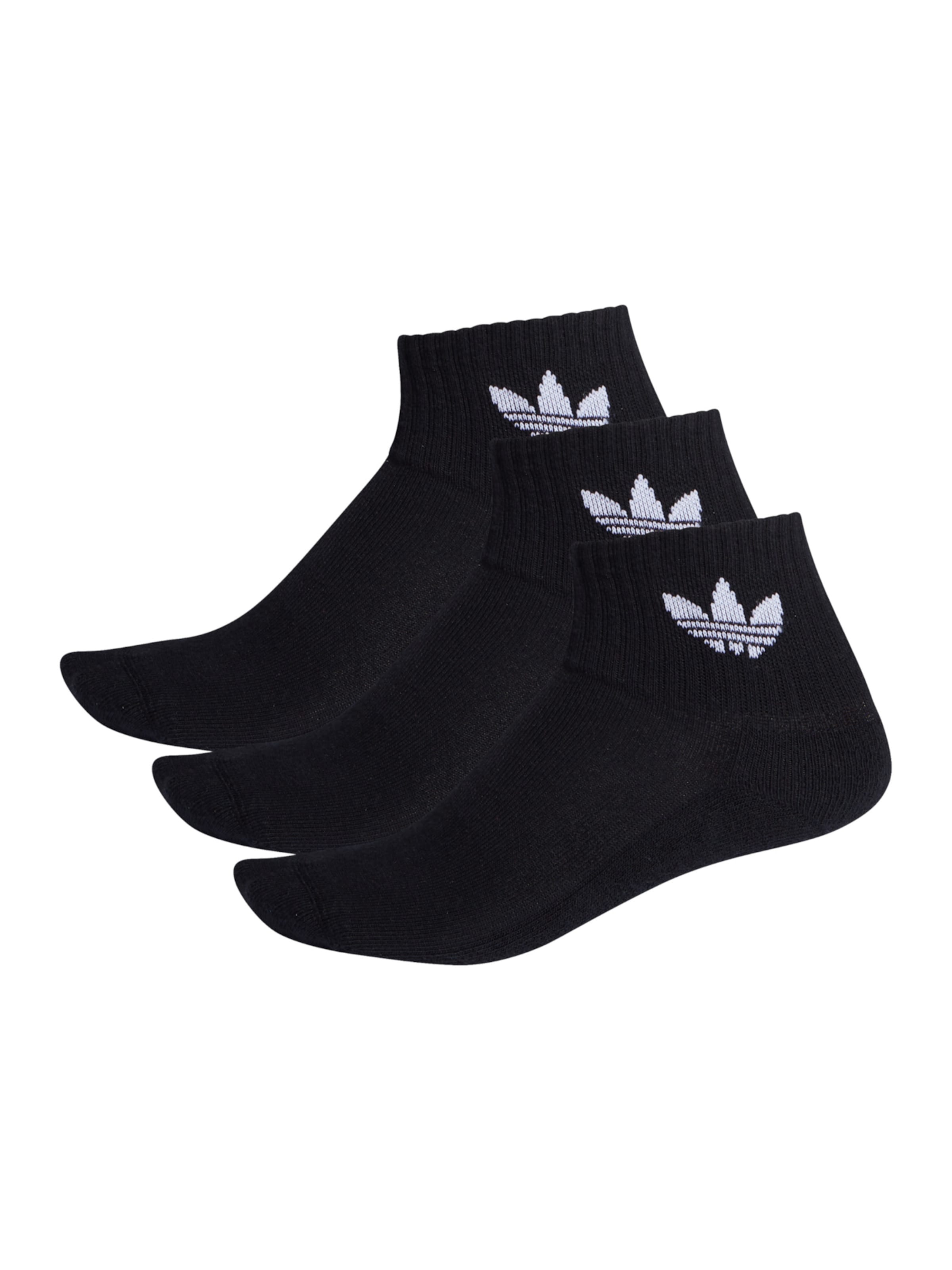 Șosete de la ADIDAS ORIGINALS pe negru: față