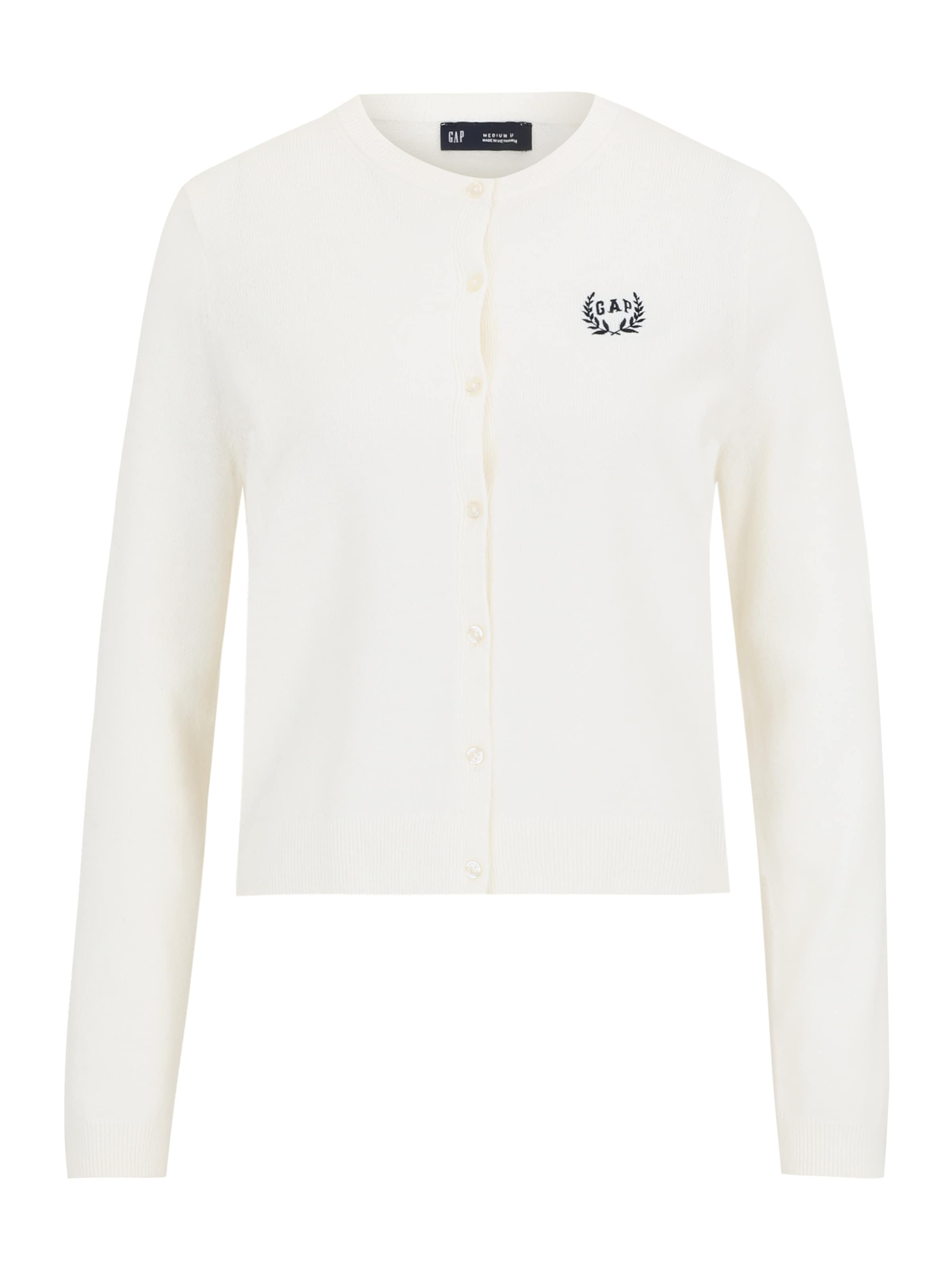 balta Gap Petite Kardiganas: priekis