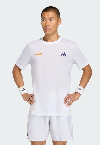 ADIDAS PERFORMANCE - Camiseta funcional 'Hot Egg' en blanco: frente
