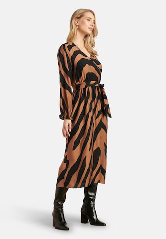 Smashed Lemon Jurk in Bruin