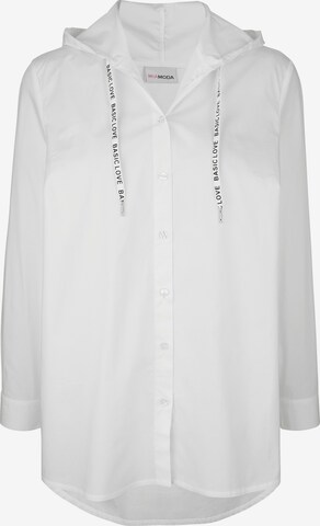 MIAMODA Blouse in White: front