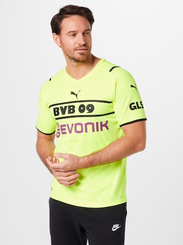 PUMADres 'BVB CUP Shirt Replica w/ Sponsor' - žuta boja: prednji dio