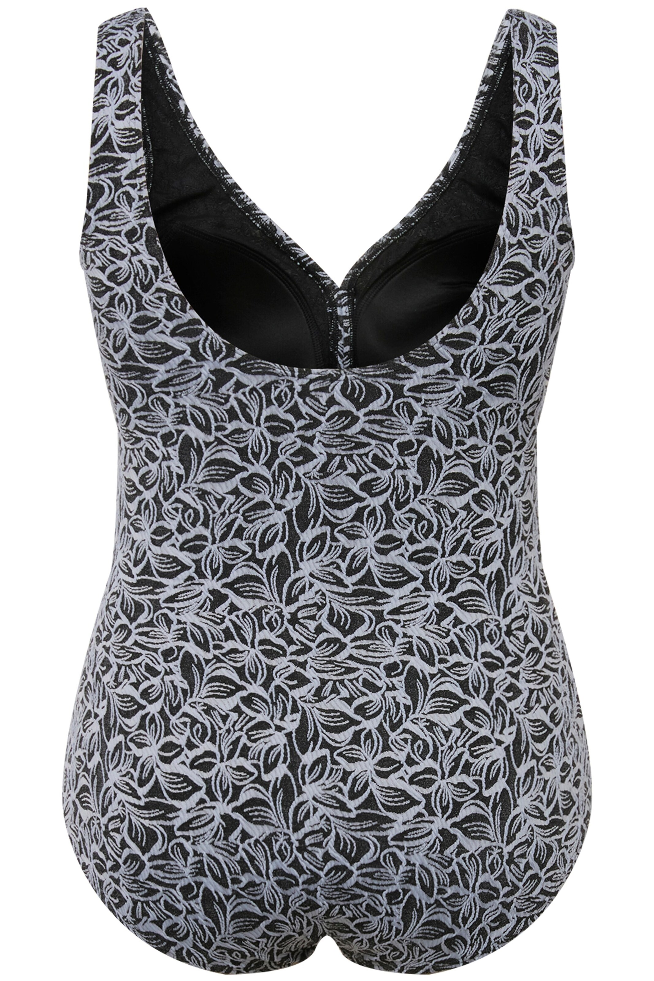 Ulla Popken Badpak in Zwart