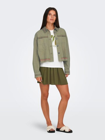 ONLY Jacke 'ONLPRIME' in Grün