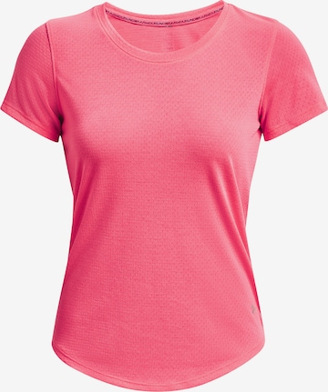 UNDER ARMOUR Performance Shirt 'Streaker' in Pink: front