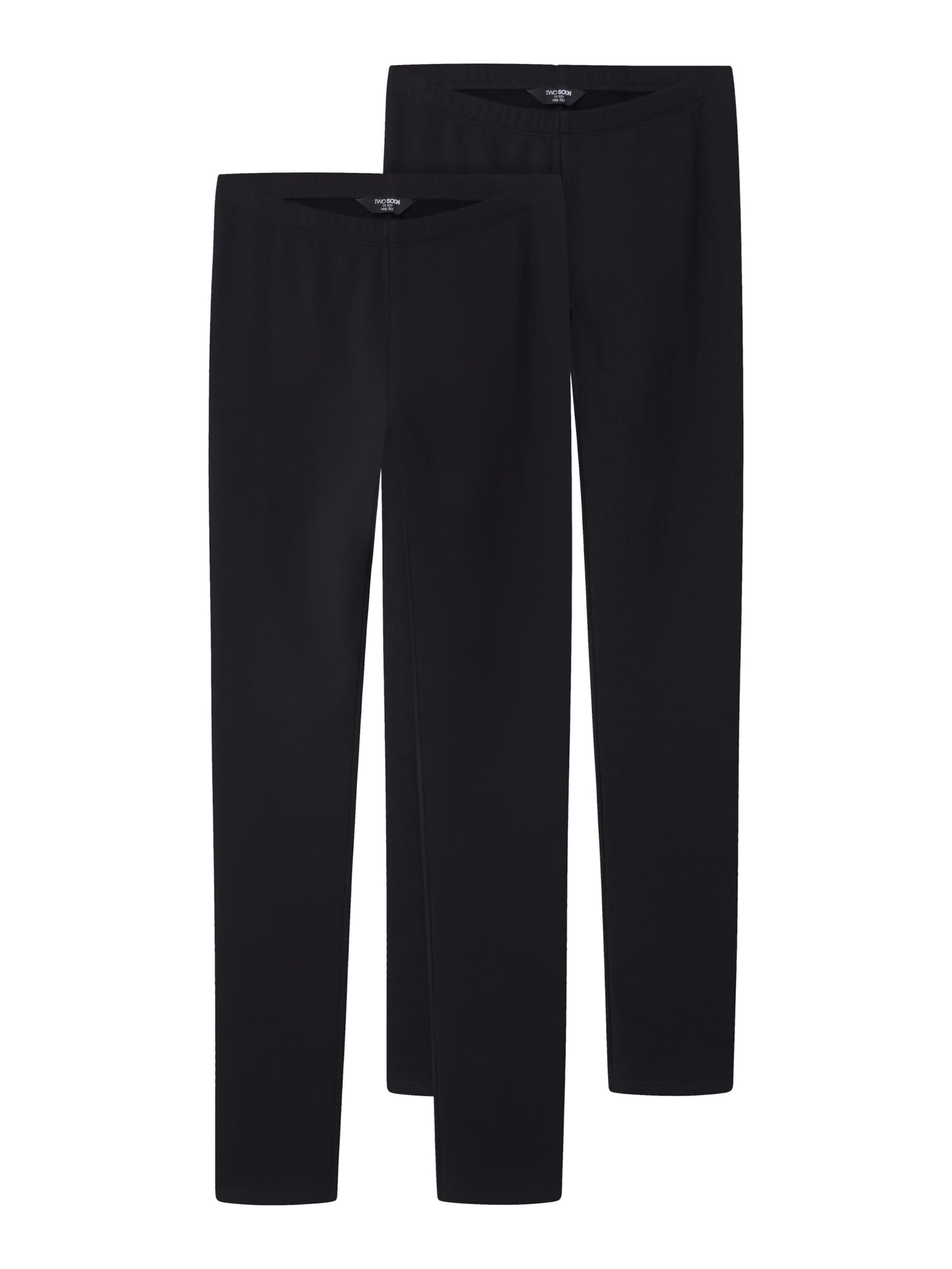 TWO SOON Liibuv Retuusid, värv must: eest vaates