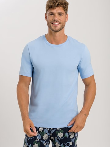 Hanro T-Shirt ' Living Shirts ' in Blau: predná strana