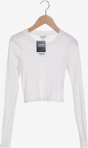 Monki Top & Shirt in XS in White: front