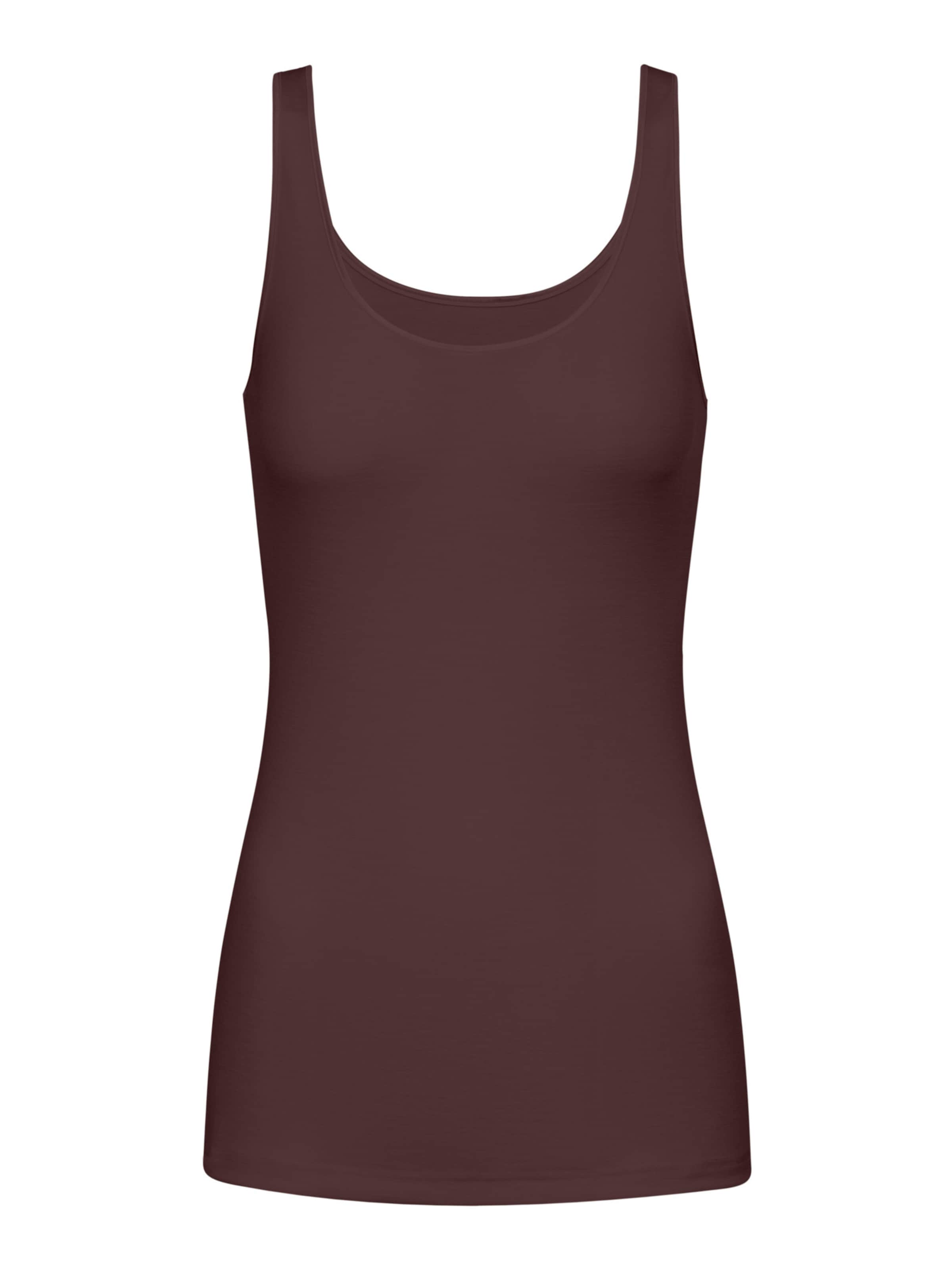Mey Top in Brown: front