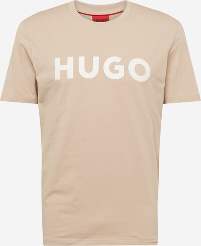 HUGO Μπλουζάκι 'Dulivio' σε μπεζ / κρεμ, Άποψη προϊόντος