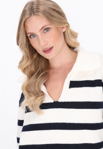 DreiMaster Maritim Sweater in White
