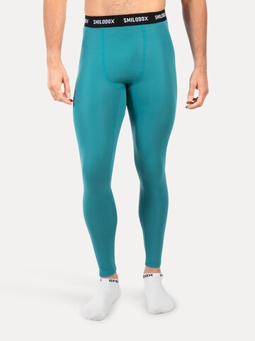 Coupe slim Pantalon de sport 'Xion' Smilodox en bleu : devant