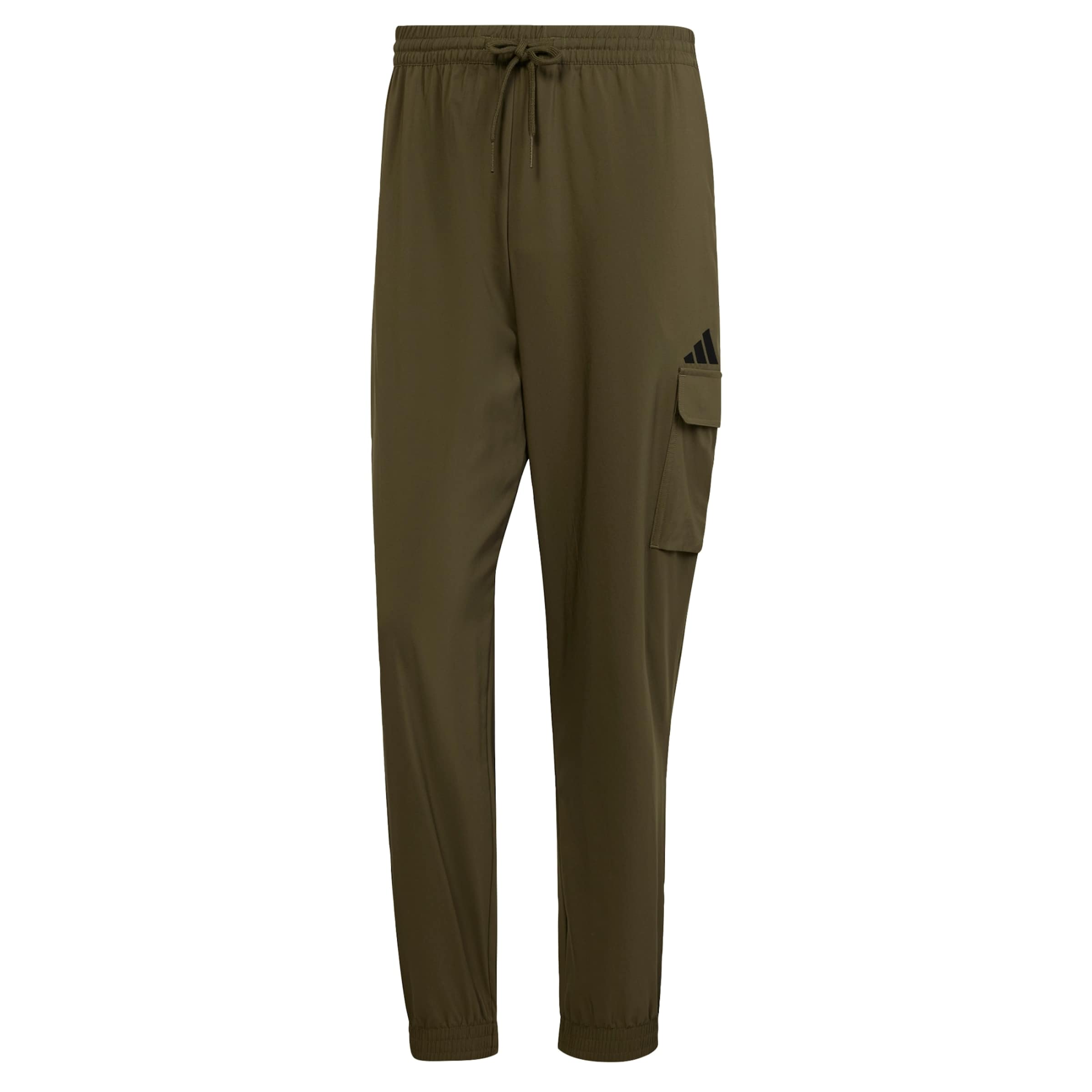 Tapered Pantaloni sport 'Essentials' de la ADIDAS SPORTSWEAR pe verde: față