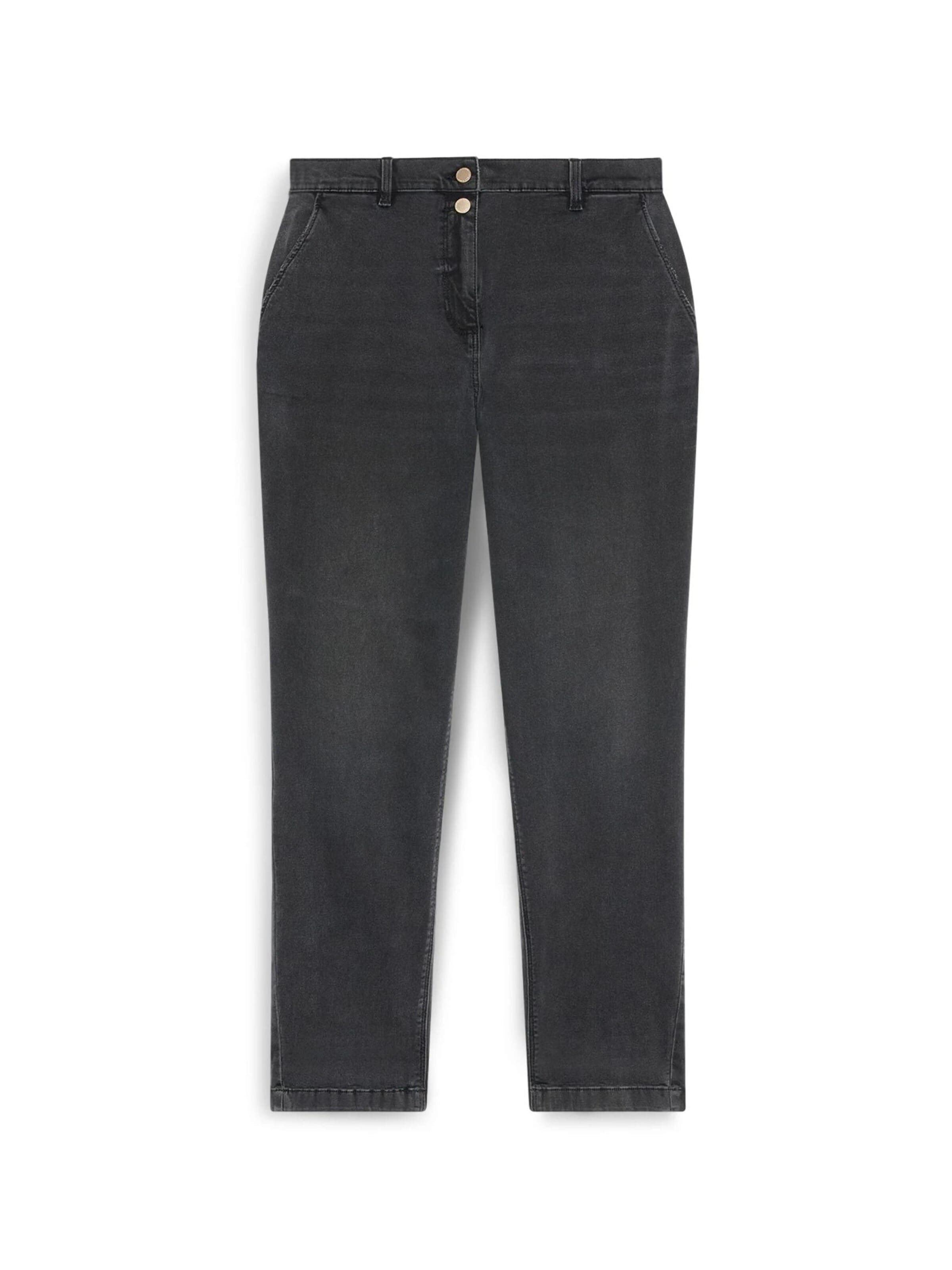 Fiorella Rubino Regular Jeans in Zwart: voorkant