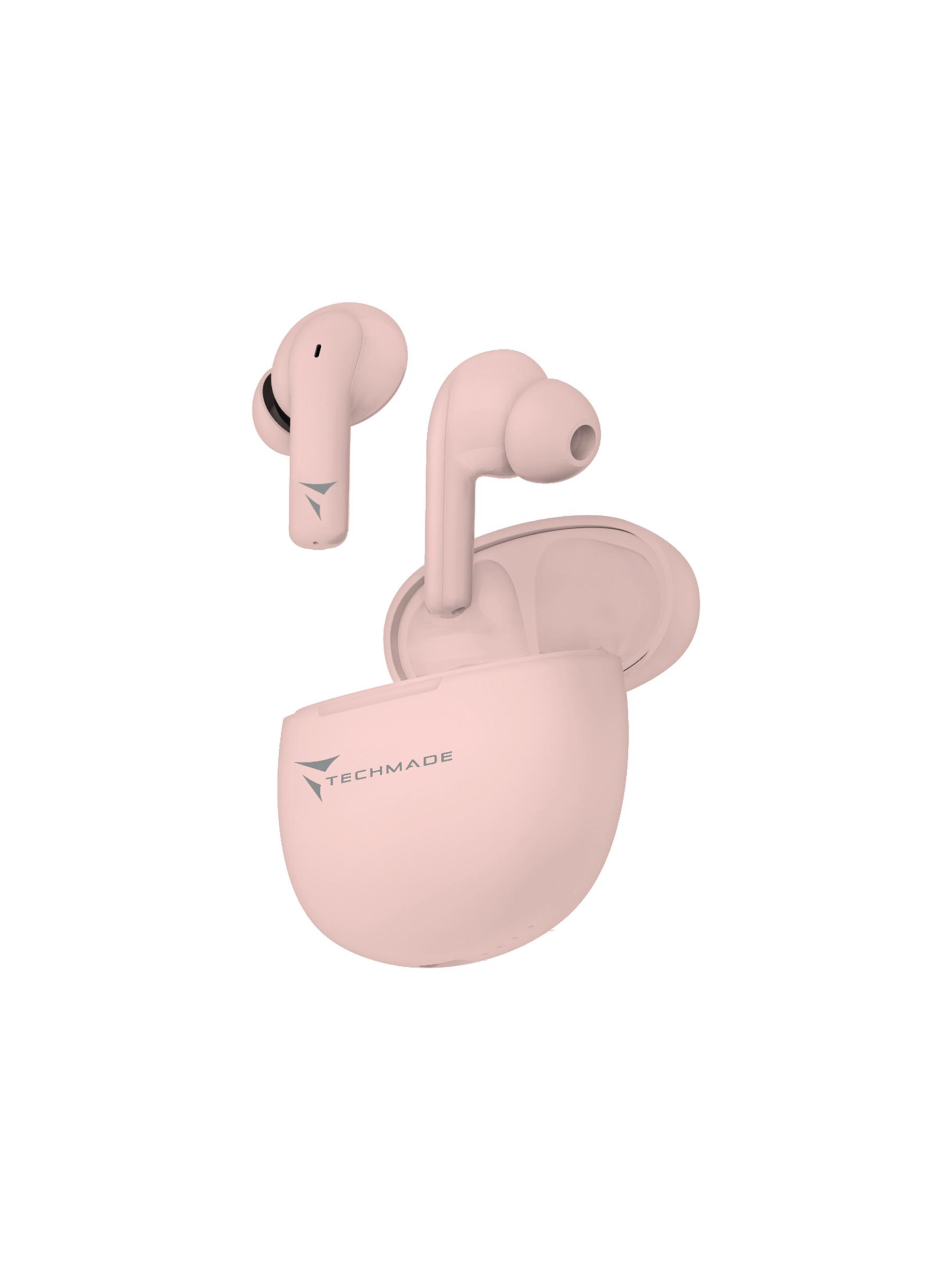 Techmade Kopfhörer‌‌‌‌‌‌ in Pink: Vorderseite