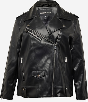 River Island Plus Between-Season Jacket in Black: front