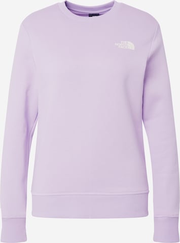 THE NORTH FACE Sweatshirt in Lila: voorkant